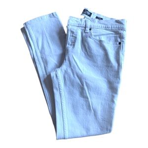 Social Collision Skinny White Denim 34x32